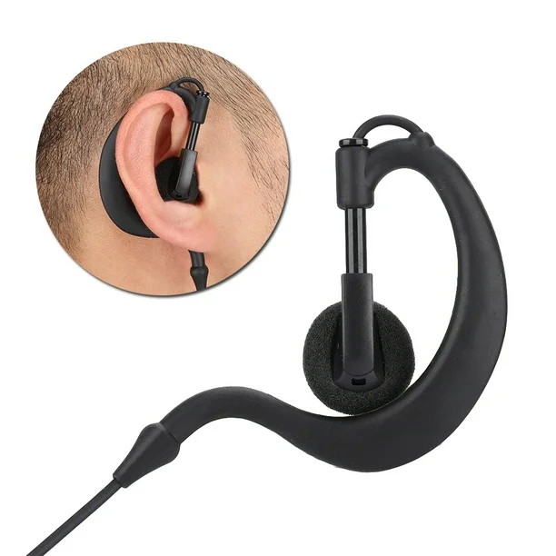 TXEHK  Audífono microfono de solapa para Radios KENWOOD