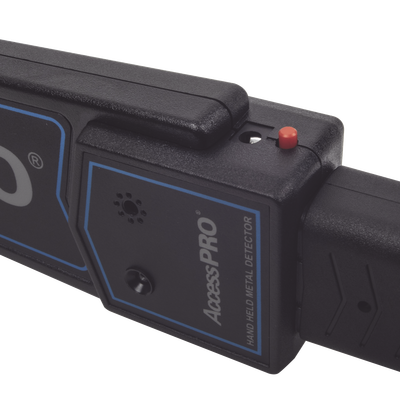 APME-POR   ACCESSPRO - Detector de Metal Portátil para Objetos Pequeños  IP31 con led audio y vibrador