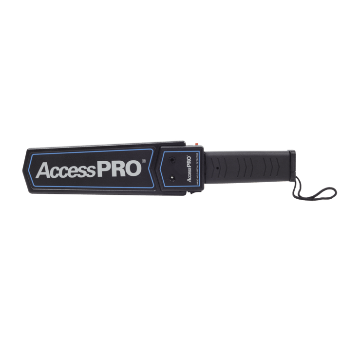 APME-POR   ACCESSPRO – Detector de Metal Portátil para Objetos Pequeños  IP31 con led audio y vibrador