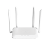 RG-EW1200 Router HOME WISP modelo: RG-EW300Pro. El control de su Red doméstica al alcance de su mano. Configure la red de su hogar en la Aplicación Router Reyee en dos minutos. Equipado con amplificadores de señal (FEM) y cuatro antenas omnidireccionales 5dBi que garantizan conexiones eficientes y estables. Características Generales Estándar: 802.11ax (Wi-Fi 4). Soporta conexión de dispositivos de estándares anteriores. Bandas de operación: 2.4 GHz (2x2). Modos de operación: Router, Access Point, WISP o repetidor universal. Configuración atrevés de: interfaz web (red local), aplicación móvil (remoto o en red local), plataforma cloud (remoto). Puertos: 1 puerto 10/100 WAN, 3 puertos 10/100 LAN para conectar otros dispositivos a la red de forma cableada. Garantia: 3 años Desempeño Inalámbrico Omnidireccional Hasta 16 usuarios concurrectes. Soporta 3 SSIDs Ancho de banda: 2.4 GHz 300 Mbps Ganancia de las Antenas: 4 Antenas de 2.4 GHz 5 dBi; Potencia de transmisión: 2.4 GHz 20 dBm (100 mW) Documentos y Software Hoja de especificaciones Manual de Instalación Descargar Firmware Características Físicas y Eléctricas Alimentación: DC 12 Vcc (1.0 A), consumo Max 12 Watts. Dimensiones: 329 mm x 230 mm x 55 mm. Peso: 0.32 kg. Temperatura en Operación: -10°C～+45°C Grado de protección: IP41 Contenido del Paquete 1 x Router Inalambrico RG-EW300Pro Eliminador DC 12 Vcc (1.0 A) Cable de Red Guía rápida de instalación. Accesorios Sugeridos (Venta por separado) Eliminador DC de Repuesto: PL-DC-1000T Características Destacadas Señal más fuerte con 4 antenas de 5 dBi. Gestión gratuita en la nube de por vida. Chip FEM Amplificador de señal Wi-Fi. Modo de Operación WISP Especificaciones Técnicas Control parental. IPTV VLAN. Firewall (Funciones Básicas). Rendimiento Excepcional Hasta 30 metros de Cobertura. Hasta 16 Usuarios. Hasta 8 SSIDs. Gestión y Soporte Avanzados Interfaz Local. Gestión Remota Ruijie Cloud. Gestión Remota Ruijie APP. Fiabilidad y Garantía Incluye 3 años de Garantía. rgew1200