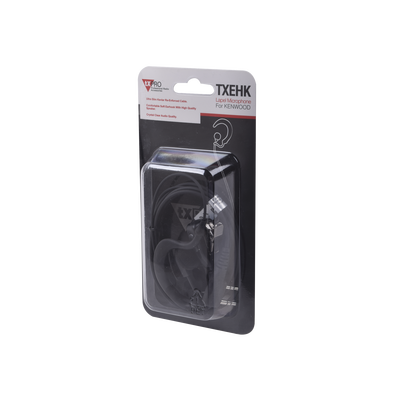 TXEHK  Audífono microfono de solapa para Radios KENWOOD