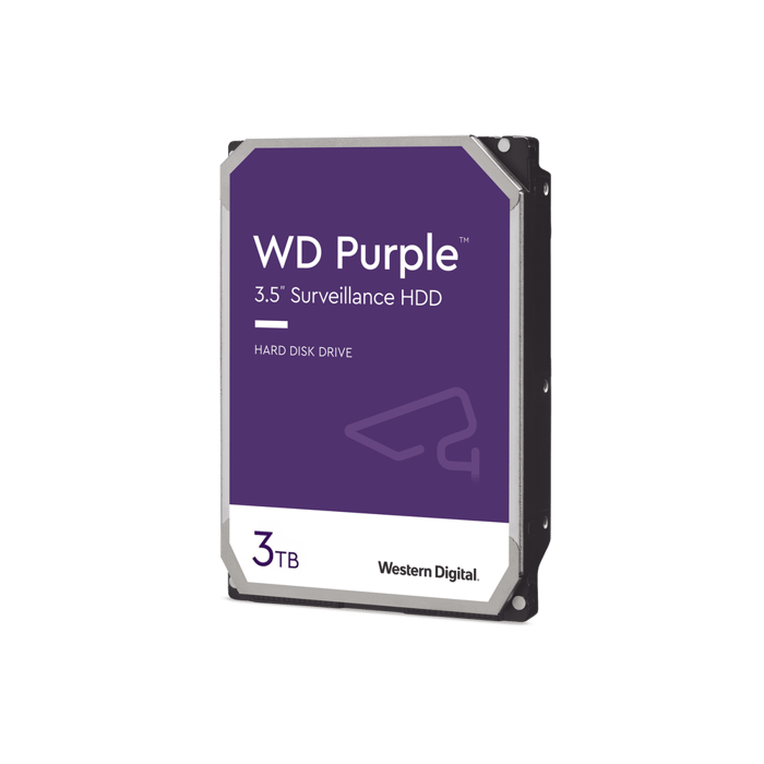 WD33PURZ  Disco Duro PURPLE de 3TB Optimizado Para Videovigilancia Western Digital