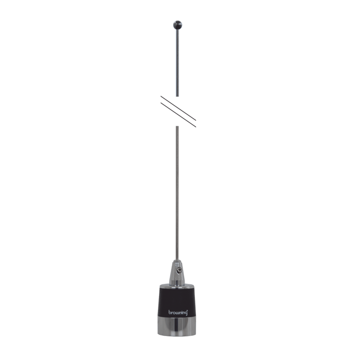 Antena Marina VHF Tram 1600-HC De 35 Pulgadas | Bobina Base Acero Inoxidable 96.5 Cm | Ganancia 6 DB Para Comunicación Marítima