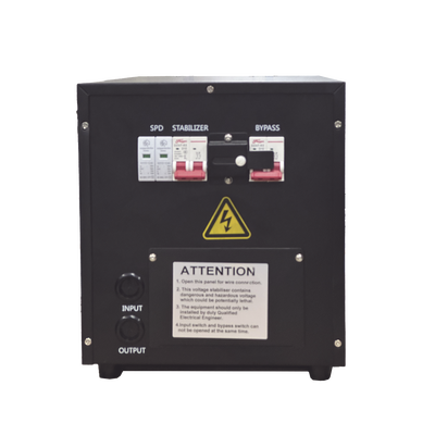 EPL2K2FVR  EPCOM - Regulador de Voltaje Industrial Bifásico 2 kVA/2 kW 220 V / Entrada 176-264 V Vca / Salida 215.6-224.4 Vca