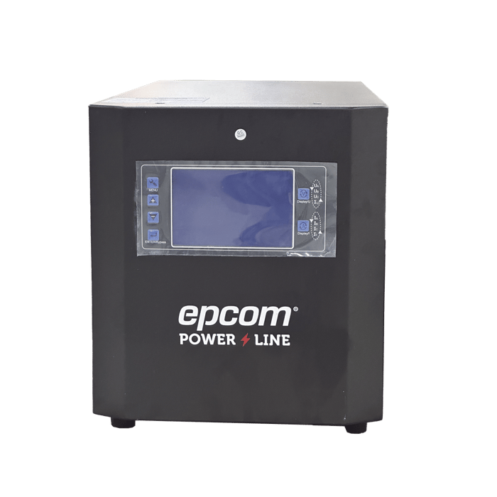 EPL2K2FVR  EPCOM – Regulador de Voltaje Industrial Bifásico 2 kVA/2 kW 220 V / Entrada 176-264 V Vca / Salida 215.6-224.4 Vca