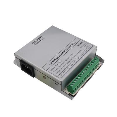 PL4C15DC   Fuente de Poder Metálica / Para 4 Cámaras / Ajustables a 12 o 13.5 EPCOM POWERLINE