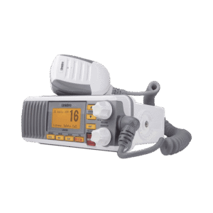 UM-385 radio movil marino color blanco marca uniden