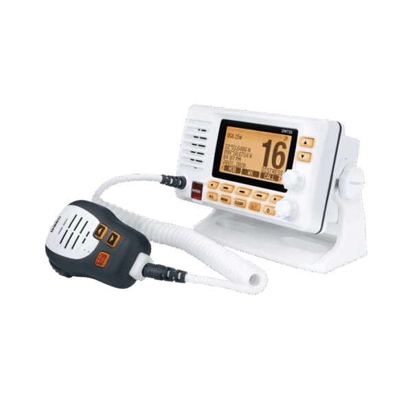 UM-725G radio marino VHF color blanco UNIDEN