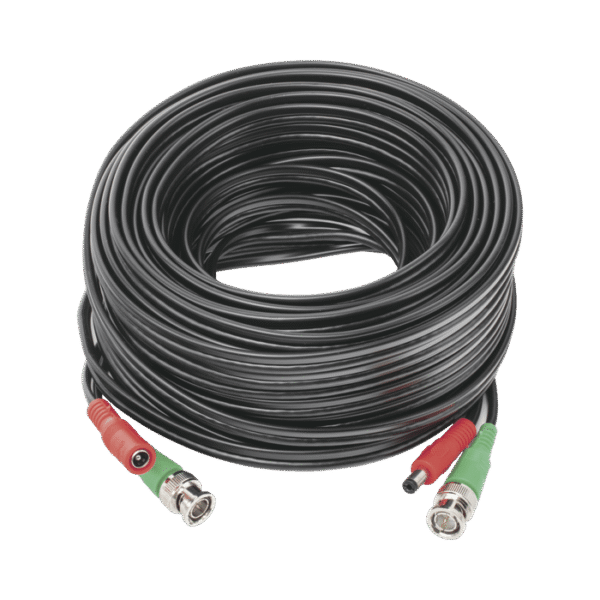 DIY20M4K rollo de cable coaxial con conexión de voltaje