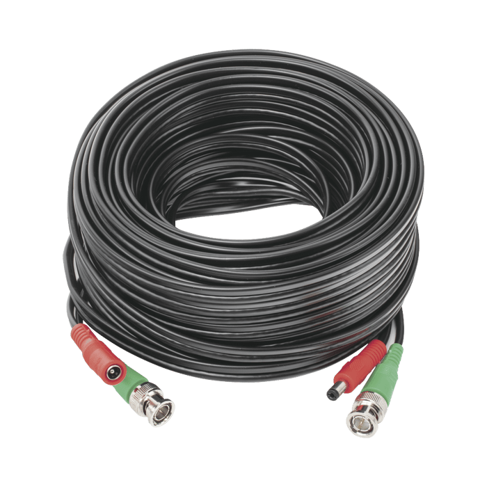 DIY20M4K  Rollo 20Mts cable coaxial ( BNC RG59 ) + Alimentación / SIAMÉS