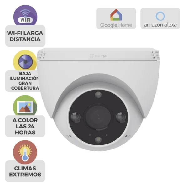 CSH4  Cámara Ezviz tipo Domo IP 3 Megapíxel (2K) / Wi-Fi