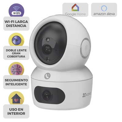 CSH7C  Cámara EZVIZ tipo PT Doble Lente / 4 Megapíxel / Wi-Fi