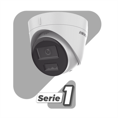 DS2CD1343G2LIUF  Cámara Hikvision Turret IP 4 Megapixel / Lente 2.8 mm / 30 mts IR + 30 mts Dual Light