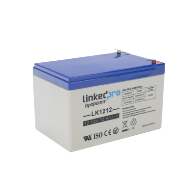 LK1212  Batería 12 V / 12 Ah / UL / Tecnología AGM / Linkedpro