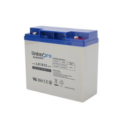LK1812 - Batería 12 V / 18 Ah / UL / Tecnología AGM / LinkedPro