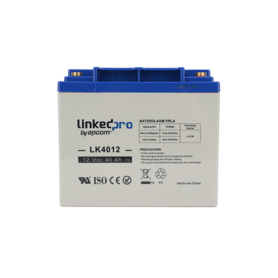 LK4012  Batería 12 V / 40 Ah / UL / Tecnología AGM / LinkedPro