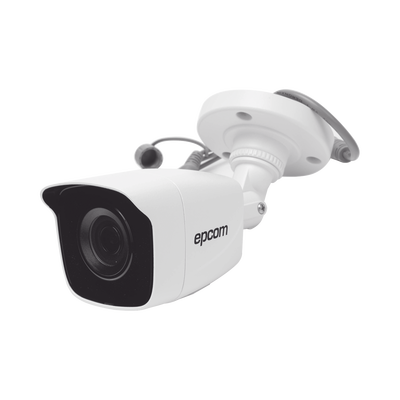 B8TURBOG2W EPCOM Camara Bala TURBOHD 2 Megapíxeles (1080p) / METALICA / Gran Angular 103° / Lente 2.8 mm / IR EXIR Inteligente 20 mts / Exterior IP66 / TVI-AHD-CVI-CVBS