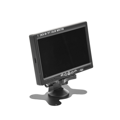 BMG7030H  Monitor SYSCOM de  7" TFT-LCD ideal para vehículos o DVR/NVR