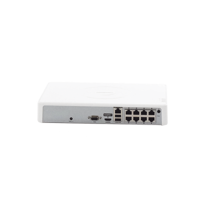 DS7108NIQ1_8PD  Hikvision  NVR 4 Megapixel (Compatible con Cámaras ACUSENSE) / 8 canales IP / 8 Puertos PoE /1 Bahía de Disco Duro / Salida de Vídeo Full HD