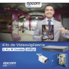 KEVTX8T16BW EPCOM KIT TurboHD 1080p / DVR 16 Canales / 16 Cámaras Bala (exterior 2.8 mm) / Transceptores / Conectores / Fuente de Poder Profesional