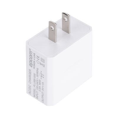 PLUSB1000V  Cargador Micro-USB Profesional de 1 Puerto / 5 VCC / 1 Amper