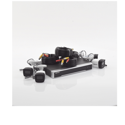 B50KITMIC  EPCOM - Kit TURBOHD 5 Megapixel / DVR 4 Canales / 4 Cámaras de 5 Megapixel con Micrófono Integrado / 4 Cables 18 Metros / Fuente de Poder Profesional