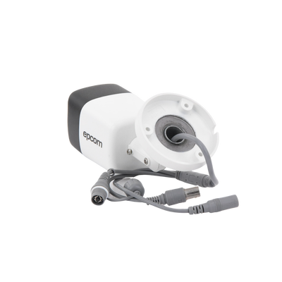 B50TURBOG2_A  EPCOM - Camara con Audio por COAXITRON / Bala TURBOHD 5 Megapixel / Gran Angular 85.5° / Lente 2.8 mm / 30 mts IR EXIR / Exterior IP67 / 4 Tecnologías / dWDR