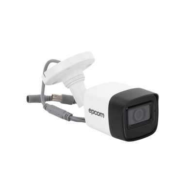B50TURBOG2_A  EPCOM - Camara con Audio por COAXITRON / Bala TURBOHD 5 Megapixel / Gran Angular 85.5° / Lente 2.8 mm / 30 mts IR EXIR / Exterior IP67 / 4 Tecnologías / dWDR