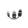 DS1H18SEC  HIKVISION - Kit de Transceptor (Balluns) TURBOHD con Boton Push / Hasta 8 MP (4K) / 100% Cobre / Soporta HD-TVI / AHD / CVI / CVBS / Audio por Coaxitron
