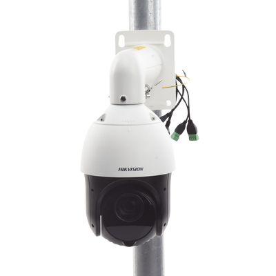 DS2DE4225IWDET5  HIKVISION - Camara Domo PTZ IP 2 Megapixel / 25X Zoom / 100 mts IR / Exterior IP66 / DARKFIGHTER / ACUSENSE (Evita Falsas Alarmas) / Detección Facial / WDR 120 dB / Entrada y Salida de Audio y Alarmas / EIS / PoE+ / Micro SD