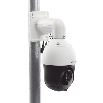 DS2DE4225IWDET5  HIKVISION - Camara Domo PTZ IP 2 Megapixel / 25X Zoom / 100 mts IR / Exterior IP66 / DARKFIGHTER / ACUSENSE (Evita Falsas Alarmas) / Detección Facial / WDR 120 dB / Entrada y Salida de Audio y Alarmas / EIS / PoE+ / Micro SD