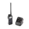 IC-M73  ICOM -  Radio portátil marino, 6 W de potencia RF, sumergible IPX8, 700mW de potencia de audio, rango de frecuencia Tx:156.025-157.425MHz, Rx:156.050-163.275MHz. Incluye Batería, antena, clip, cargador, cable de encendedor y correa.