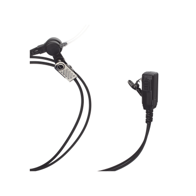 TXEHMAV2  TXPRO - Micrófono - audífono de solapa con tubo acústico transparente para radios Hytera TC-320 / 508/ 518/ 600/ 610/ 700 y radios Motorola  GP300/ PRO2150/ P110/ GP350/ SP-10/ PRO3150/ EP450/ EP350/ MAG ONE / R2 / DEP250 con tubo acústico de PU (material flexible)