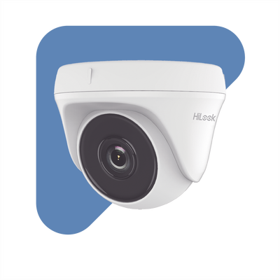 THCT120PC  HILOOK - Camara tipo Turret TURBOHD 2 Megapíxel (1080p) / Lente 2.8 mm / 20 mts IR EXIR / 4 Tecnologías (TVI / AHD / CVI / CVBS) / Uso en Interior