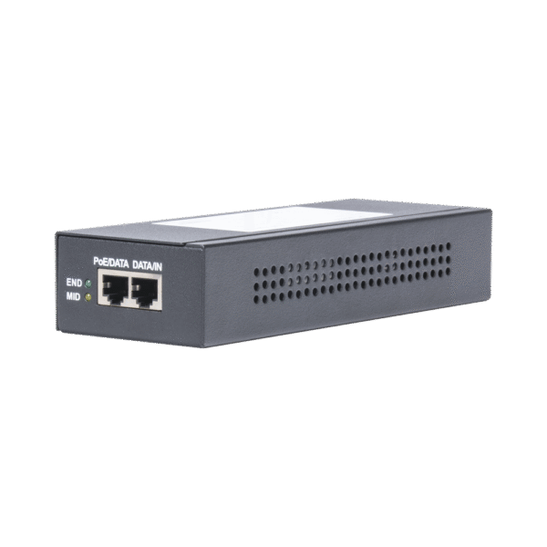 LAS6057CNRJ45  HIKVISION  - Inyector Super Hi-PoE / 56 Vcc / 60 Watts / Para Domos HIKVISION PTZ / IP (-AE / DE) / Soporta 802.3 af / at / Para Aplicaciones de CCTV