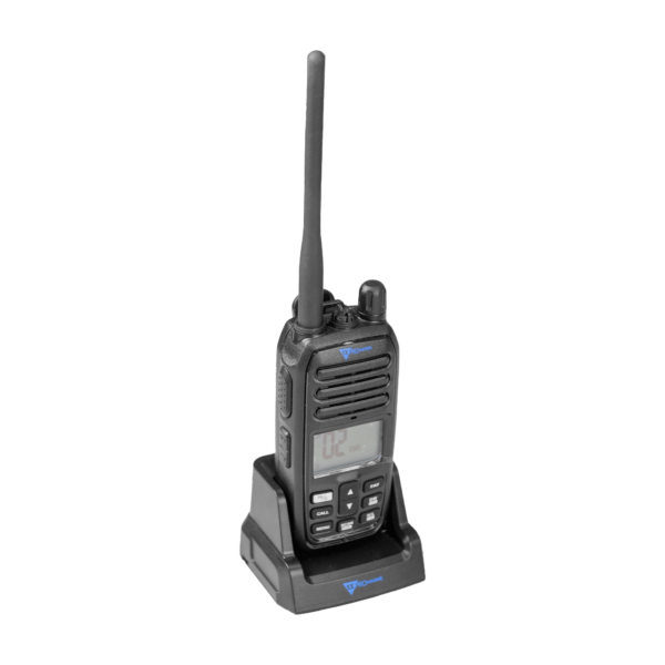 TXM52-AD-1-h TXM52 TXPRO Marine - Radio Portátil Marino TXM52 / Sumergible IP67 / Luz Activada por Agua / NRC Reducción de Ruido / Dual-Watch / 5W de Potencia / FM (F3E)