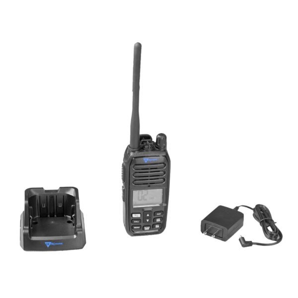 TXM52-AD-4-h TXM52 TXPRO Marine - Radio Portátil Marino TXM52 / Sumergible IP67 / Luz Activada por Agua / NRC Reducción de Ruido / Dual-Watch / 5W de Potencia / FM (F3E)